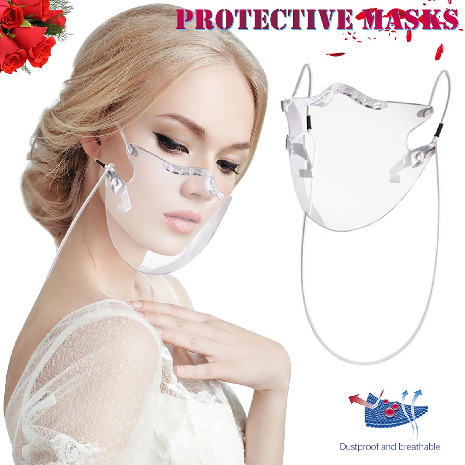 1-5PCS Adult Transparent Visual lip language Shield Masque Durable Face Mask Plastic Anti-Fog Reusable Clear Shield mascarillas
1-5PCS Adult Transparent Visual lip language Shield Masque Durable Face Mask Plastic Anti-Fog Reusable Clear Shield mascarillas