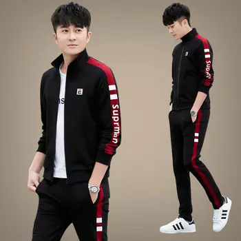 Sports and leisure suit male Spring and autumn new 2020 youth running Korean version of the trend of handsome three-piece sports
Sports and leisure suit male Spring and autumn new 2020 youth running Korean version of the trend of handsome three-piece sports