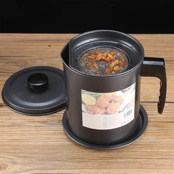 1.3L Leakproof Can Grease Container Kitchen Tool Kettle Cooking Separator Multifunction Frying Pot With Strainer Oil Storage
1.3L Leakproof Can Grease Container Kitchen Tool Kettle Cooking Separator Multifunction Frying Pot With Strainer Oil Storage