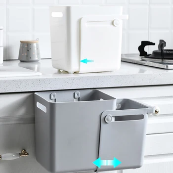 Punch-Free Wall-Mounted Trash Can For Dry Wet Garbage Classification Waste Bin Kitchen Door Hanging Trash Bin Garbage Cleaning
Punch-Free Wall-Mounted Trash Can For Dry Wet Garbage Classification Waste Bin Kitchen Door Hanging Trash Bin Garbage Cleaning