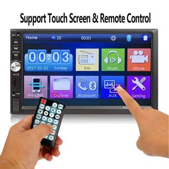 7Inch Double 2Din Car MP5 Player Bluetooth Stereo Radio HD Camera FM Aux Input M8617
7Inch Double 2Din Car MP5 Player Bluetooth Stereo Radio HD Camera FM Aux Input M8617