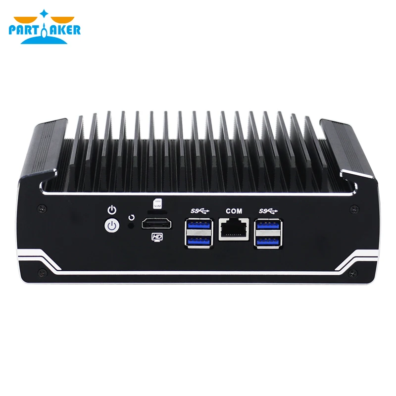 

Partaker 6 Lans Mini Sever 8th Gen Kaby Lake R Intel i7 8550U Quad Core Fanless Firewall PC Network Router Support I211-AT Lan