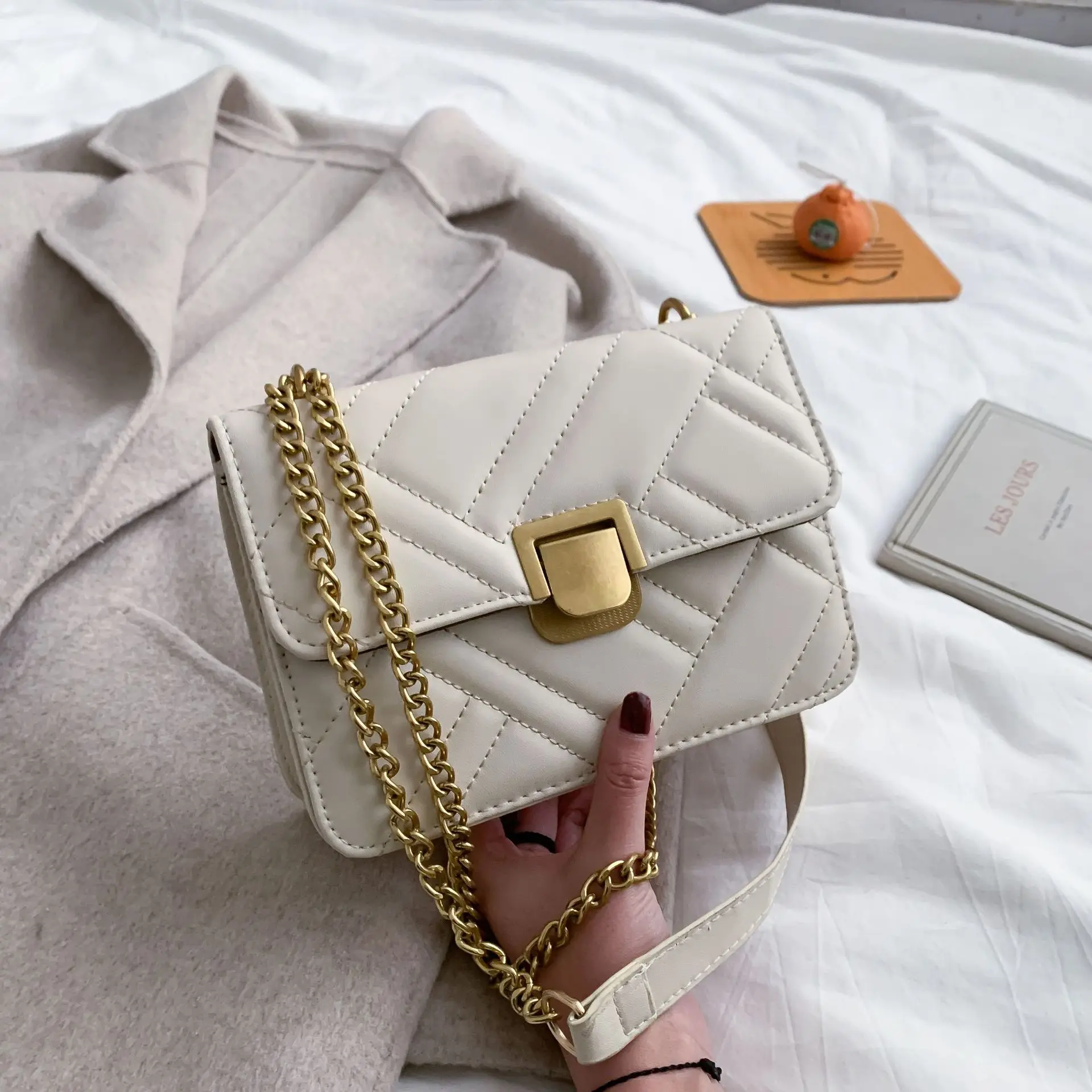 WOMEN'S Bag 2019 Spring Non-mainstream Bag Shoulder Versatile INS chao yang Gas Simple Square Sling Bag Women's Shoulder Bag