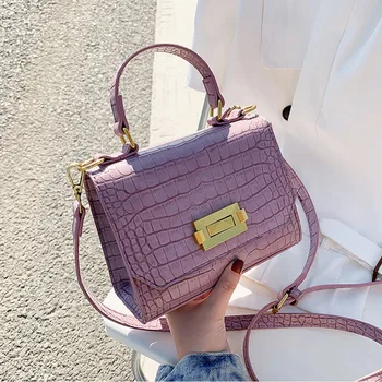 Fashion Crocodile Pattern Small Handbags PU Leather Shoulder Bags For Women 2020 Lady Wild Crossbody Bag Female Travel Totes
Fashion Crocodile Pattern Small Handbags PU Leather Shoulder Bags For Women 2020 Lady Wild Crossbody Bag Female Travel Totes