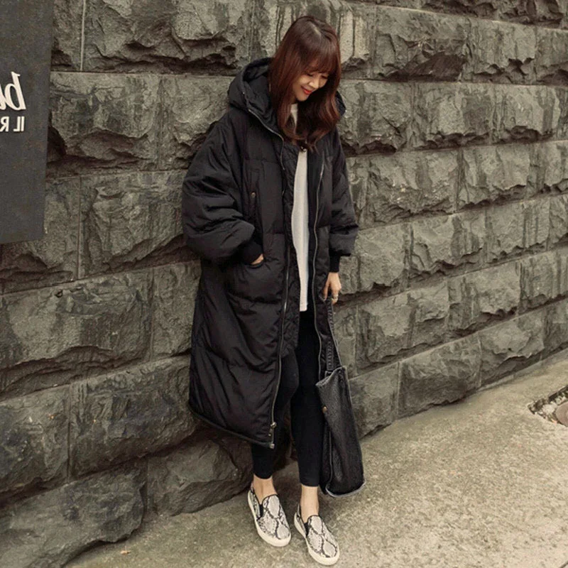 Women's Plus-sized Light Pu down Jacket 2018 New Style Mid-length down Jacket Cotton-padded Clothes Women's Thick Winter Coat Le
Women's Plus-sized Light Pu down Jacket 2018 New Style Mid-length down Jacket Cotton-padded Clothes Women's Thick Winter Coat Le