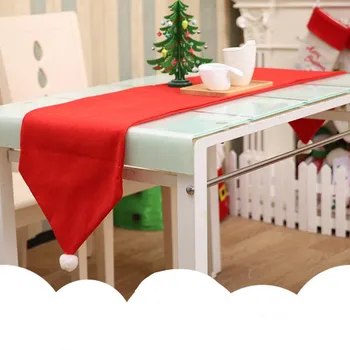 34x176cm Christmas Table Mat Tablecloth Christmas Flag Home Dinner Party Decoration Red Table 
34x176cm Christmas Table Mat Tablecloth Christmas Flag Home Dinner Party Decoration Red Table