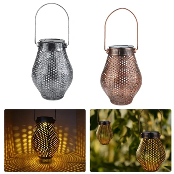 

Outdoor LED Lantern Lamps Solar Hanging Lights Solar Power Hanging Lamp Garden Lawn Landscape Light Warm White Solor Lights