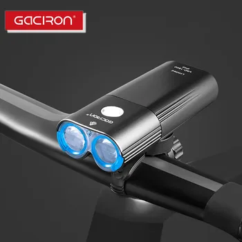 GACIRON Bike Lights Waterproof IPX6 Bicycle Flashlight LED Cycling Headlight 1800 Lumen MTB Power USB Rechargeable Front Lights
GACIRON Bike Lights Waterproof IPX6 Bicycle Flashlight LED Cycling Headlight 1800 Lumen MTB Power USB Rechargeable Front Lights