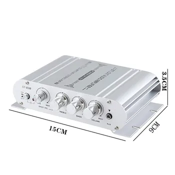 15*9*3.5MM Car Audio Stereo Amplifier MP3 Radio Booster HiFi Power Amplifier 2.1 Channel Aluminum Alloy 
15*9*3.5MM Car Audio Stereo Amplifier MP3 Radio Booster HiFi Power Amplifier 2.1 Channel Aluminum Alloy
