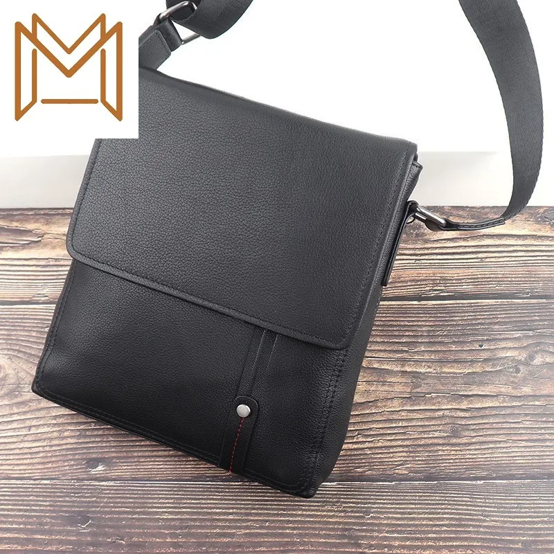 Genuine Leather Male Layer Cowhide Messenger Single Shoulder Package Leisure Time Package Leather Bag
Genuine Leather Male Layer Cowhide Messenger Single Shoulder Package Leisure Time Package Leather Bag