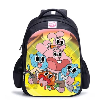 16inch The Amazing World of Gumbal Backpack for Teenager Boys and Girls Teenager Schoolbags Satchel Kids Book Bag Mochila
16inch The Amazing World of Gumbal Backpack for Teenager Boys and Girls Teenager Schoolbags Satchel Kids Book Bag Mochila