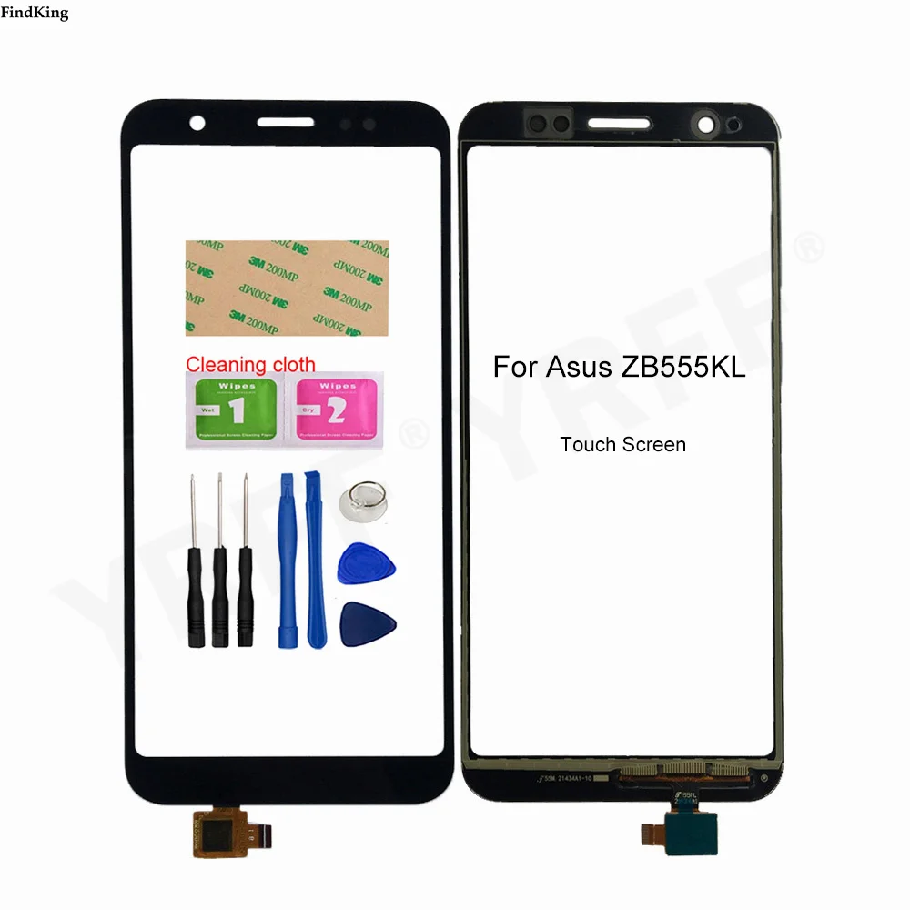 Сенсорный экран 5 дюйма для Asus ZenFone Max M1 ZB555KL сенсорный с цифровым преобразователем