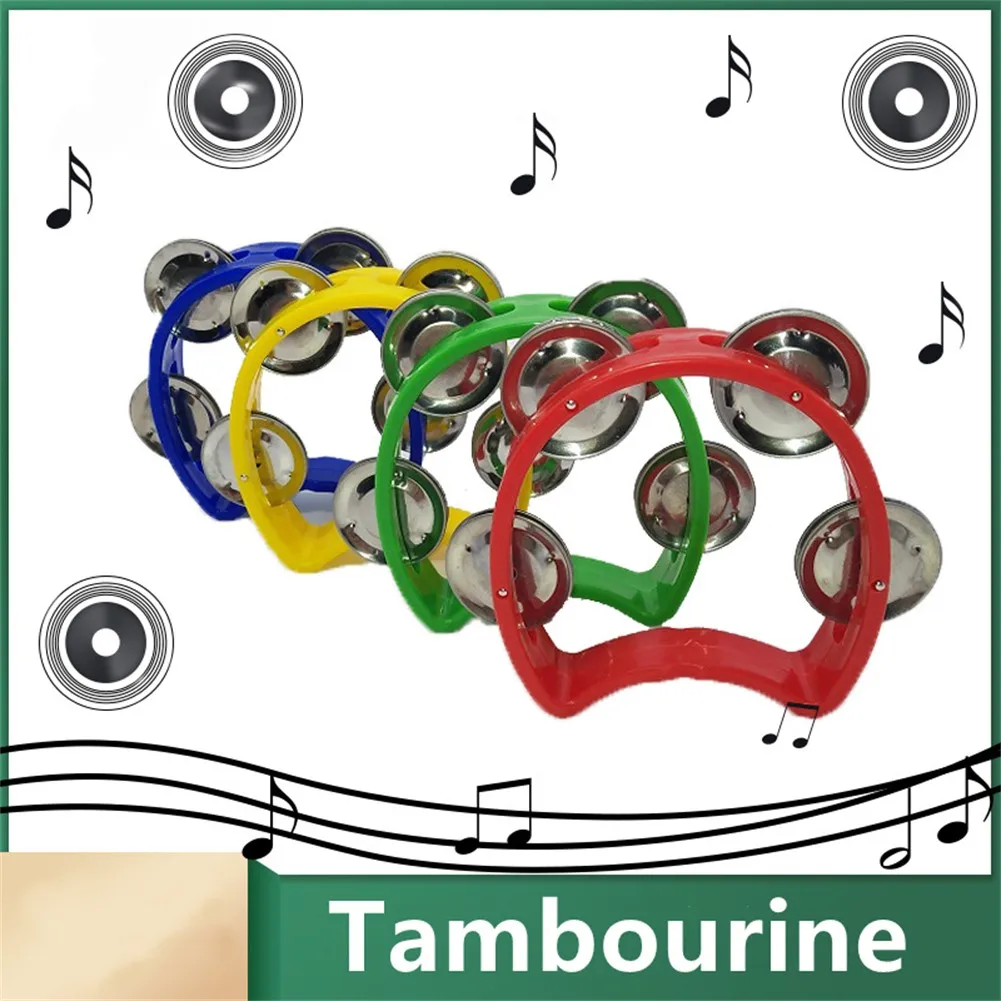 Metal Bells Hand Held Tambourine Metal Bells Plastic Rattle 10cm Percussion Plastic Rattle Rattle Musical Instruments
Metal Bells Hand Held Tambourine Metal Bells Plastic Rattle 10cm Percussion Plastic Rattle Rattle Musical Instruments