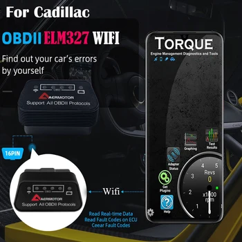 For Cadillac CT4 CT5 CT6 ATS CTS DTS SRX STS XLR XTS XT6 WIFI ELM327 OBD2 Scanner Code Reader OBD Car Diagnostic Tools 25K80
For Cadillac CT4 CT5 CT6 ATS CTS DTS SRX STS XLR XTS XT6 WIFI ELM327 OBD2 Scanner Code Reader OBD Car Diagnostic Tools 25K80