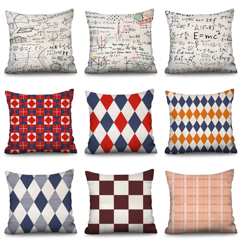 Concise Geometry Cushion Case Throw Pillow Decorative Cotton Linen Print Throw Pillow
Concise Geometry Cushion Case Throw Pillow Decorative Cotton Linen Print Throw Pillow