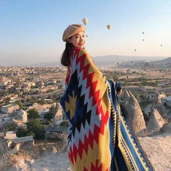 Super thick and warm autumn and winter women's new ethnic desert cape blanket retro wild cashmere shawl
Super thick and warm autumn and winter women's new ethnic desert cape blanket retro wild cashmere shawl