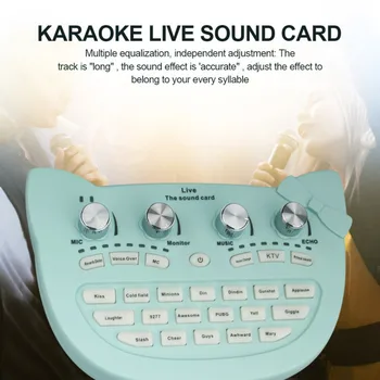 Sound Card For Live Streaming Sonido Card Voice Changer Sound Mixer Board With Multiple Sound Effects Audio Mixer Voice Changer
Sound Card For Live Streaming Sonido Card Voice Changer Sound Mixer Board With Multiple Sound Effects Audio Mixer Voice Changer
