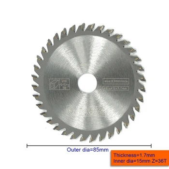 85mm 30T Round Circular Saw Blade Cutter Tool For Woodworking Metal Plastic Cutting Carbide Tipped Cutting Disc For Rotary Tool
85mm 30T Round Circular Saw Blade Cutter Tool For Woodworking Metal Plastic Cutting Carbide Tipped Cutting Disc For Rotary Tool