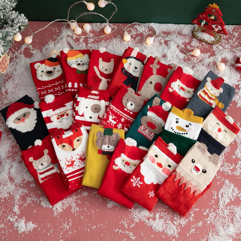 Christmas woman socks funny cartoon Santa Claus Christmas tree socks cartoon animal girl Christmas gift socks 2020 Hot Sale
Christmas woman socks funny cartoon Santa Claus Christmas tree socks cartoon animal girl Christmas gift socks 2020 Hot Sale