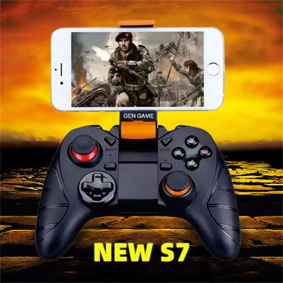 Wecute NEW S7 Gamepad Bluetooth 4.0 Gamepad Is Suitable For Wireless Bluetooth Controller Apple And Android/PC/PS3/Steam Games
Wecute NEW S7 Gamepad Bluetooth 4.0 Gamepad Is Suitable For Wireless Bluetooth Controller Apple And Android/PC/PS3/Steam Games