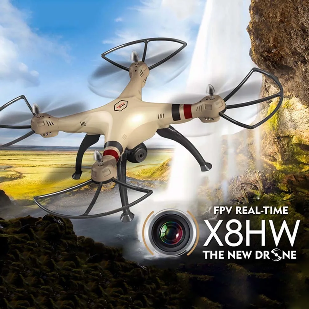 SYMA X8HW X8W Upgrade FPV RC Quadcopter Drone with WIFI Camera 2.4G 4CH 6Axis Headless Mode RC Helicopter Gifts for Friends
SYMA X8HW X8W Upgrade FPV RC Quadcopter Drone with WIFI Camera 2.4G 4CH 6Axis Headless Mode RC Helicopter Gifts for Friends