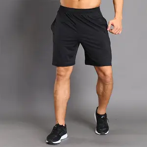 casual loose plain elastic waist shorts