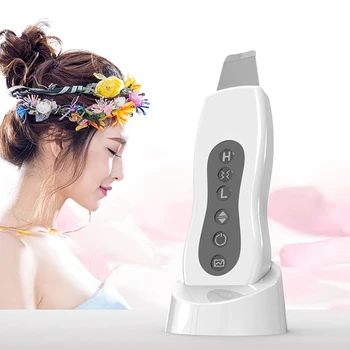 Rechargeable Ultrasonic Face Skin Scrubber Spatula Peeling Machine with 50 Face Whitening Cream for Blackhead Acne Removal
Rechargeable Ultrasonic Face Skin Scrubber Spatula Peeling Machine with 50 Face Whitening Cream for Blackhead Acne Removal