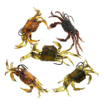 5 Pcs Soft Fish Crab Bait Artificial Fish Hook Simulation Seawater Bait Fish Fishing Tackle Accessory Tool
5 Pcs Soft Fish Crab Bait Artificial Fish Hook Simulation Seawater Bait Fish Fishing Tackle Accessory Tool