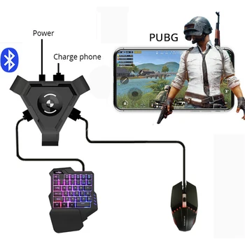 PUBG Mobile Gamepad Controller Gaming Keyboard Mouse Converter for Android Phone to PC Bluetooth Adapter
PUBG Mobile Gamepad Controller Gaming Keyboard Mouse Converter for Android Phone to PC Bluetooth Adapter