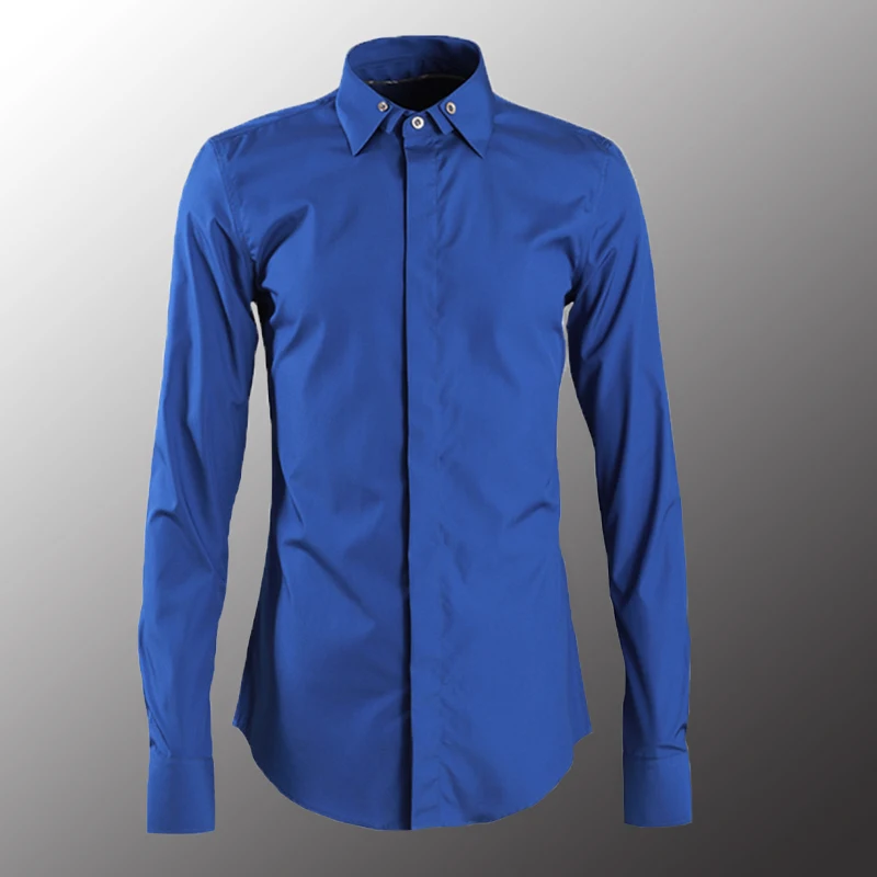 Solid Color Luxury Slim Fit Long Sleeve Casual Mens Dress Plus Size 4xl Gold Bottons Male Shirts
Solid Color Luxury Slim Fit Long Sleeve Casual Mens Dress Plus Size 4xl Gold Bottons Male Shirts