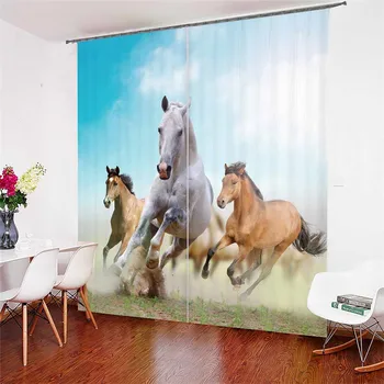 3D Window Curtains Horse Print for Living Room Bedding Room Home Decor Tapestry Wall Carpet Drapes Cotinas
3D Window Curtains Horse Print for Living Room Bedding Room Home Decor Tapestry Wall Carpet Drapes Cotinas