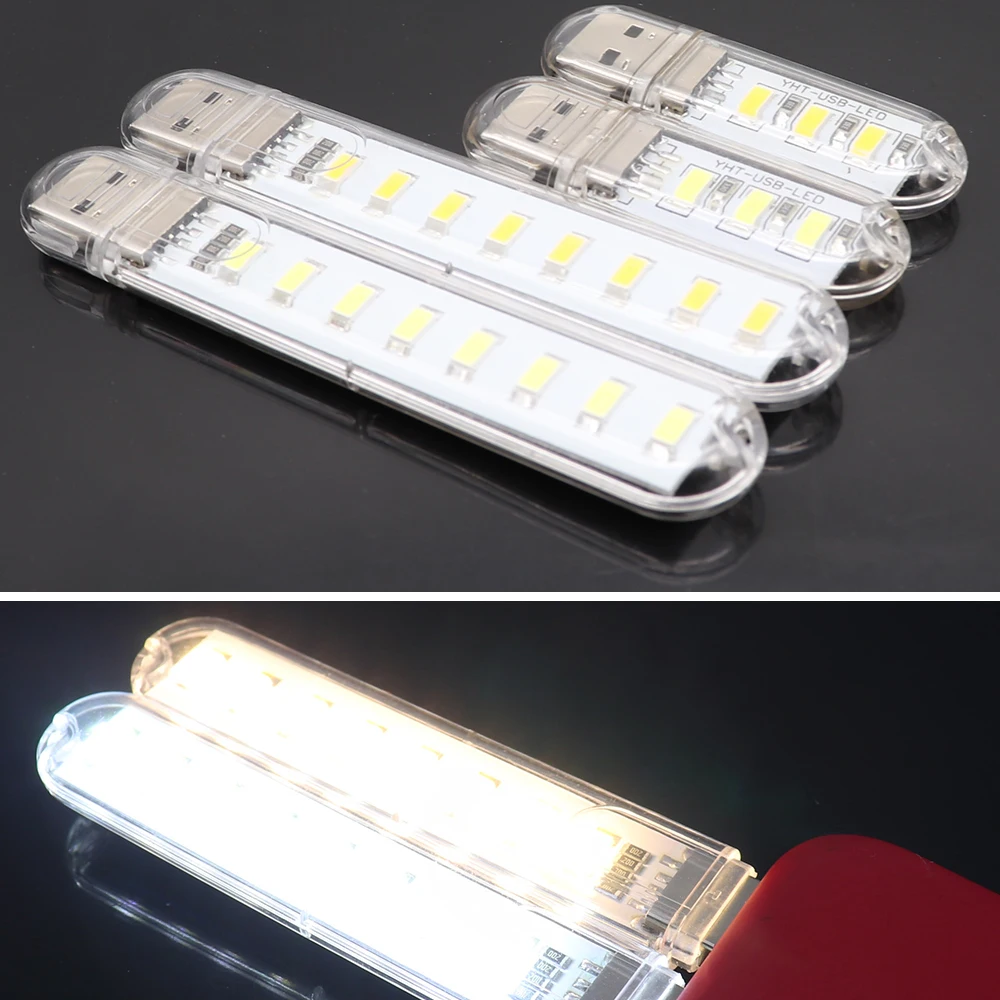 Mini USB LED Light Portable 3/8 LEDs Night Light Table Lamp Warm White Light LED Lamp For Power Bank PC Laptop Bulb
Mini USB LED Light Portable 3/8 LEDs Night Light Table Lamp Warm White Light LED Lamp For Power Bank PC Laptop Bulb