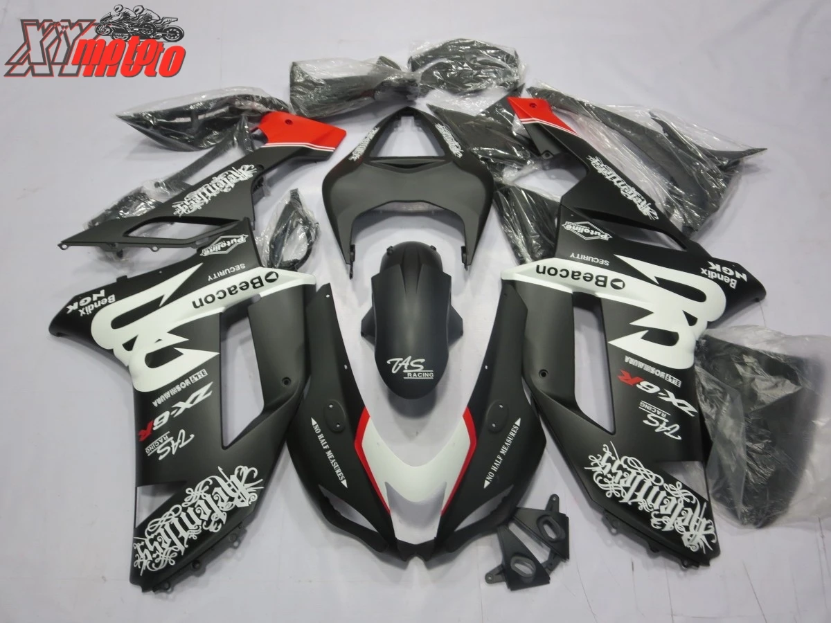 Motorcycle ABS Fairing Kit For Kawasaki ZX6R 636 2007-2008 Injection Full Fairings ZX-6R 07-08 Matte Black and White Bodyworks
Motorcycle ABS Fairing Kit For Kawasaki ZX6R 636 2007-2008 Injection Full Fairings ZX-6R 07-08 Matte Black and White Bodyworks