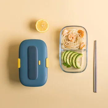 Portable Glass Container Lunch Box Microwave Oven Partition Plate Freshness Box Sealed with Cover Tableware Leakproof Rectangle
Portable Glass Container Lunch Box Microwave Oven Partition Plate Freshness Box Sealed with Cover Tableware Leakproof Rectangle