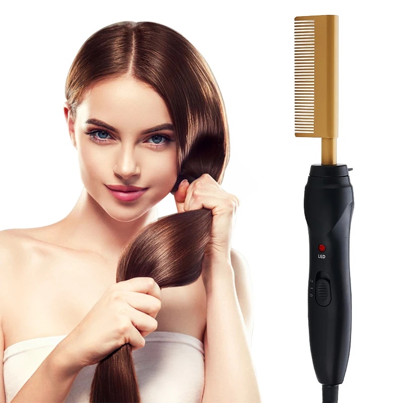 Hair Straightener Hot Heating Comb Smooth Iron Hair Curler Ceramic Heating Multi-Function Use Straightening Brush Corrugation
Hair Straightener Hot Heating Comb Smooth Iron Hair Curler Ceramic Heating Multi-Function Use Straightening Brush Corrugation