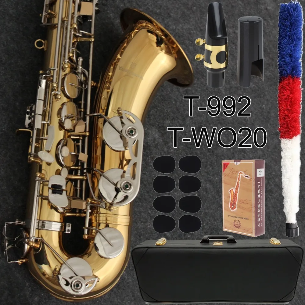 Yanagisawa Tenor Saxophone T-992 T-WO20 Gold Lacquer Nickel-plated Key Sax Tenor Mouthpiece Ligature Reeds Neck
Yanagisawa Tenor Saxophone T-992 T-WO20 Gold Lacquer Nickel-plated Key Sax Tenor Mouthpiece Ligature Reeds Neck