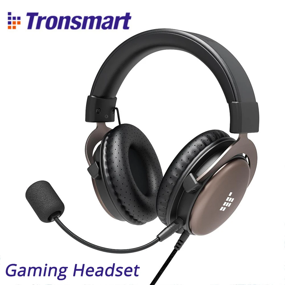 Tronsmart Sono Gaming Headset Wired Headphones 50mm Driver with Detachable Microphone for PC Mobile Phone PS4 Switch
Tronsmart Sono Gaming Headset Wired Headphones 50mm Driver with Detachable Microphone for PC Mobile Phone PS4 Switch