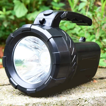 10W LED Spotlight Searchlight 18650 Rechargeable Hunting Torch Light 2Modes 15.5CM Camping Handlamp Car Emergency Light 
10W LED Spotlight Searchlight 18650 Rechargeable Hunting Torch Light 2Modes 15.5CM Camping Handlamp Car Emergency Light