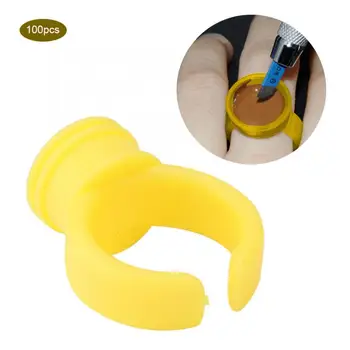 Tattoo Ink 100pcs Semi-Permanent Tattoo Ink Ring Cup Eyebrow Tattoo Pigment Holder Container Cup Yellow Cosmetics
Tattoo Ink 100pcs Semi-Permanent Tattoo Ink Ring Cup Eyebrow Tattoo Pigment Holder Container Cup Yellow Cosmetics