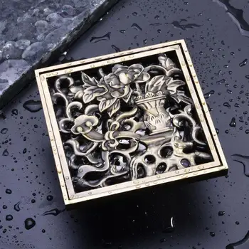 Euro Floor Drains Antique Brass Shower Floor Drain Drain Waste Cover Deodorant Strainer Bathroom Grate Floor Square Euro M2X7 
Euro Floor Drains Antique Brass Shower Floor Drain Drain Waste Cover Deodorant Strainer Bathroom Grate Floor Square Euro M2X7