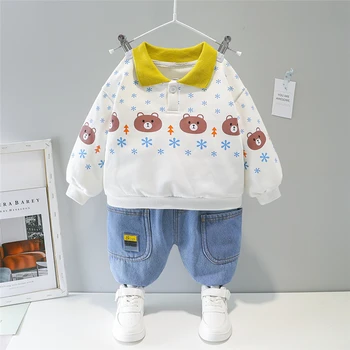 HYLKIDHUOSE Baby Girls Boys Clothing Sets 2020 Winter Toddler Infant Newborn Clothes Children Kids Cartoon Bear Plush Tops Pants 
HYLKIDHUOSE Baby Girls Boys Clothing Sets 2020 Winter Toddler Infant Newborn Clothes Children Kids Cartoon Bear Plush Tops Pants