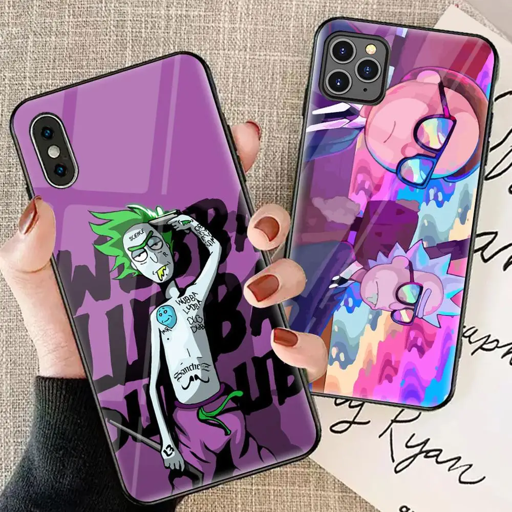 Rick and Morty colorful Glass Phone Case for iphone 11 pro max xr x xs max 8 plus 7 7plus 6 6s back cover funny phone coque
Rick and Morty colorful Glass Phone Case for iphone 11 pro max xr x xs max 8 plus 7 7plus 6 6s back cover funny phone coque