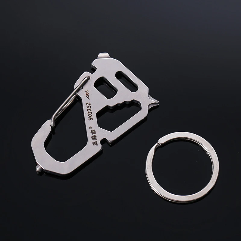 Sanrenmu SK025Z Multi Tool Outdoor EDC Tool Key Chain with Glass Breaker Spanner Bottle Opener Screwdriver for Outdoors 
Sanrenmu SK025Z Multi Tool Outdoor EDC Tool Key Chain with Glass Breaker Spanner Bottle Opener Screwdriver for Outdoors