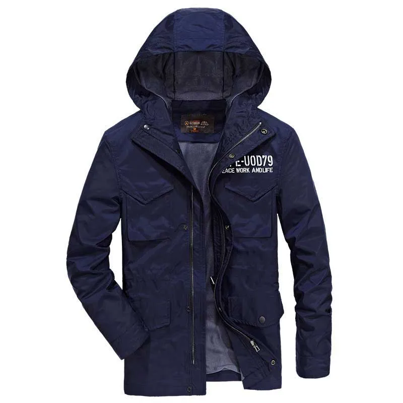 Spring Autumn Hooded Trench Coat Men Casual Jacket Polyester Overcoat Loose Baggy Multi Pocket Windbreaker Male Clothes
Spring Autumn Hooded Trench Coat Men Casual Jacket Polyester Overcoat Loose Baggy Multi Pocket Windbreaker Male Clothes