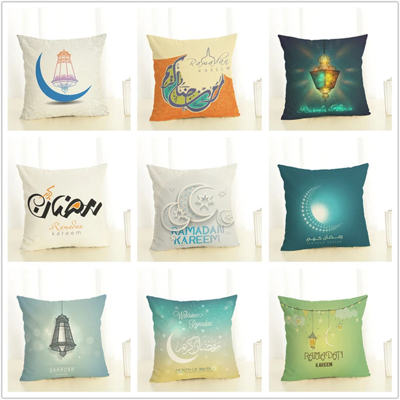 1pcs 2020 Pillowcase Islam Muslim Party Decor Hot Sale Ramadan Eid Mubarak Cotton Pillow Office Home Cushions Decorative 45x45cm
1pcs 2020 Pillowcase Islam Muslim Party Decor Hot Sale Ramadan Eid Mubarak Cotton Pillow Office Home Cushions Decorative 45x45cm