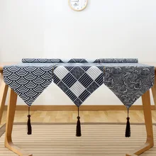 Japanese Style Light Luxury Table Runner for Tea Table Japanese Style for Wedding Party Dark Blue Table Runners Table Decoration
Japanese Style Light Luxury Table Runner for Tea Table Japanese Style for Wedding Party Dark Blue Table Runners Table Decoration