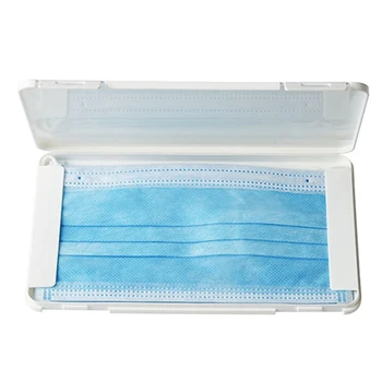White Dustproof Pollution-Free Mask Case Portable Disposable Face Masks Container Disposable Mask Storage Box Organizer 1pc
White Dustproof Pollution-Free Mask Case Portable Disposable Face Masks Container Disposable Mask Storage Box Organizer 1pc