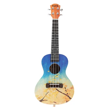 YAEL 23 Inch Ukulele Mahogany Concert Ukelele 23 Inch Hawaiian Cherry Blossoms Painted Pattern 4 Strings Small Guitar Guitarra M
YAEL 23 Inch Ukulele Mahogany Concert Ukelele 23 Inch Hawaiian Cherry Blossoms Painted Pattern 4 Strings Small Guitar Guitarra M