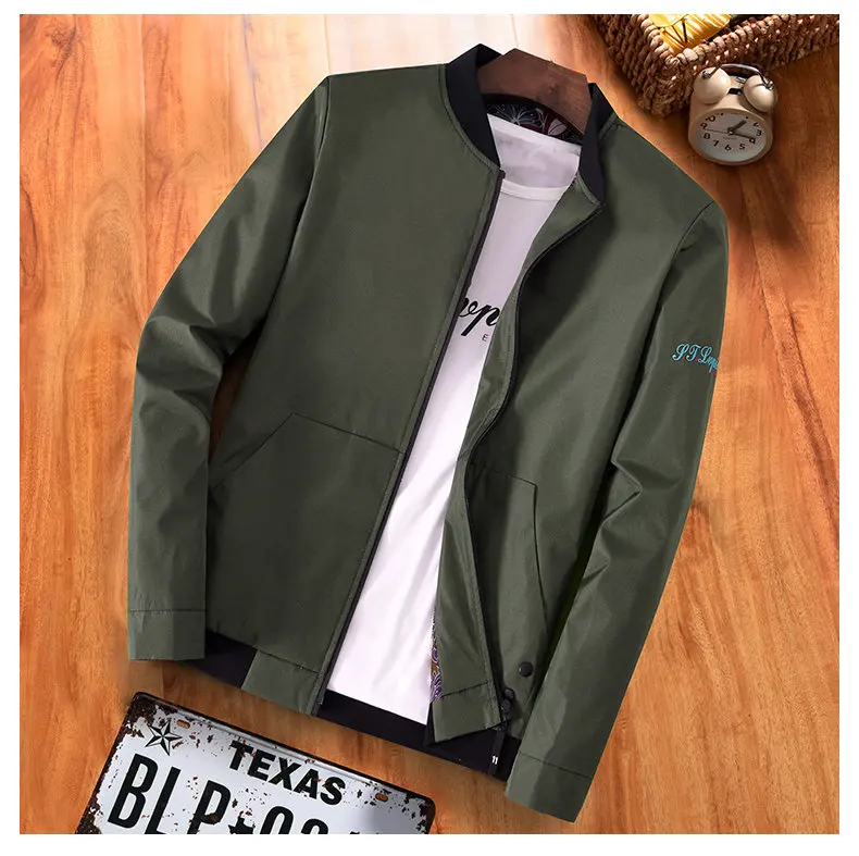 5XL Mens Jacket Autumn Bomber Jacket Coat Male Korean Japan Style Jacket Stand Baseball Collar Fashion Brand Hip Hop Streetwear 15