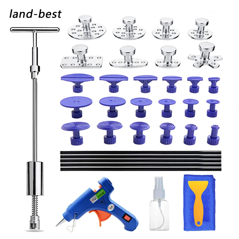 PDR Tools Dent de réparation Dent Puller Kit Dent removal Slide Hammer glue sticks Reverse Hammer Glue Tabs Car Hail Damage
PDR Tools Dent de réparation Dent Puller Kit Dent removal Slide Hammer glue sticks Reverse Hammer Glue Tabs Car Hail Damage
